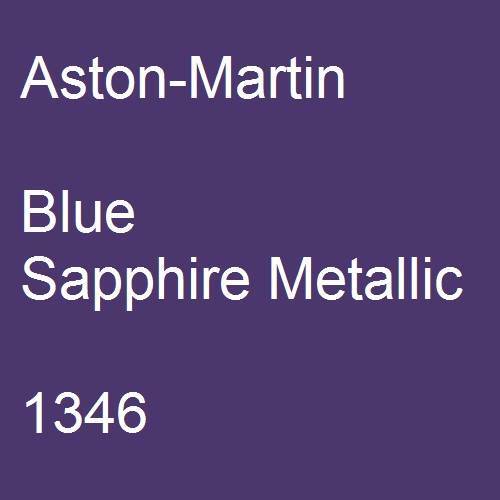 Aston-Martin, Blue Sapphire Metallic, 1346.